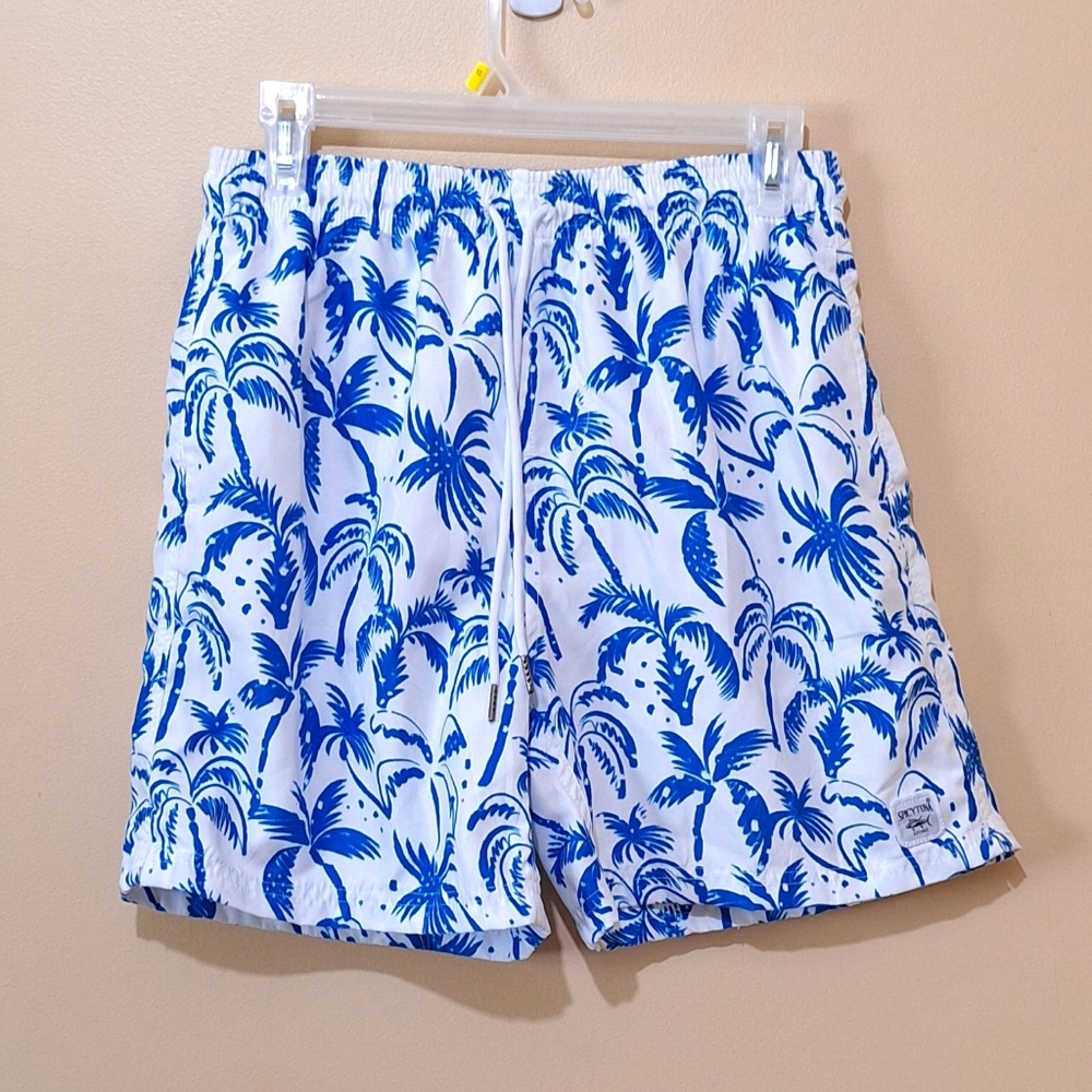 Spicy Tuna Palm Tree Swim Trunks